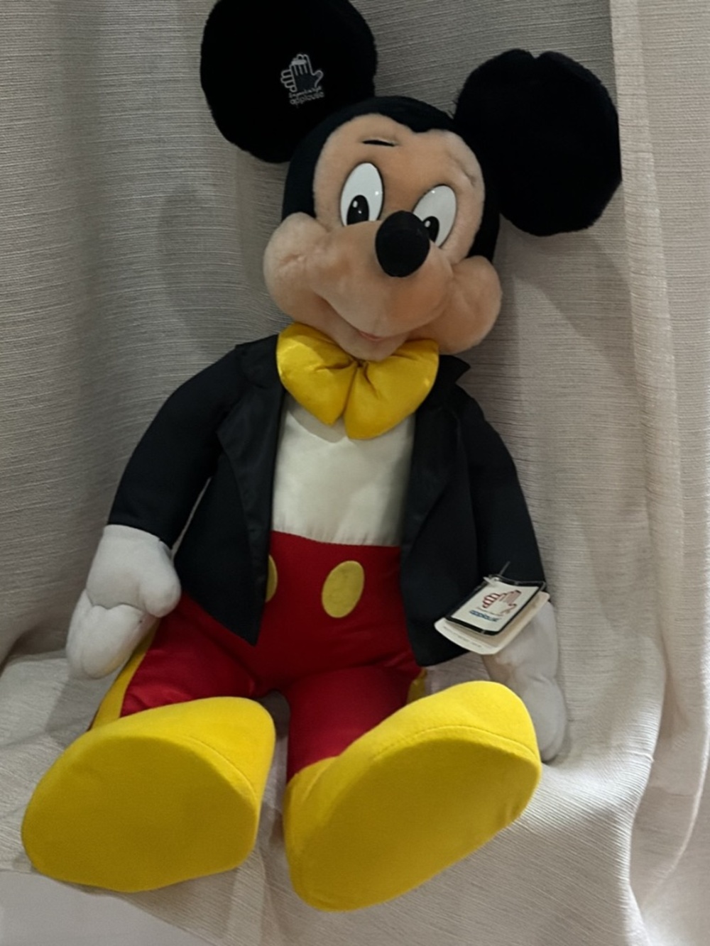 Vintage 27” Applause Disney Mickey Mouse New with Tags